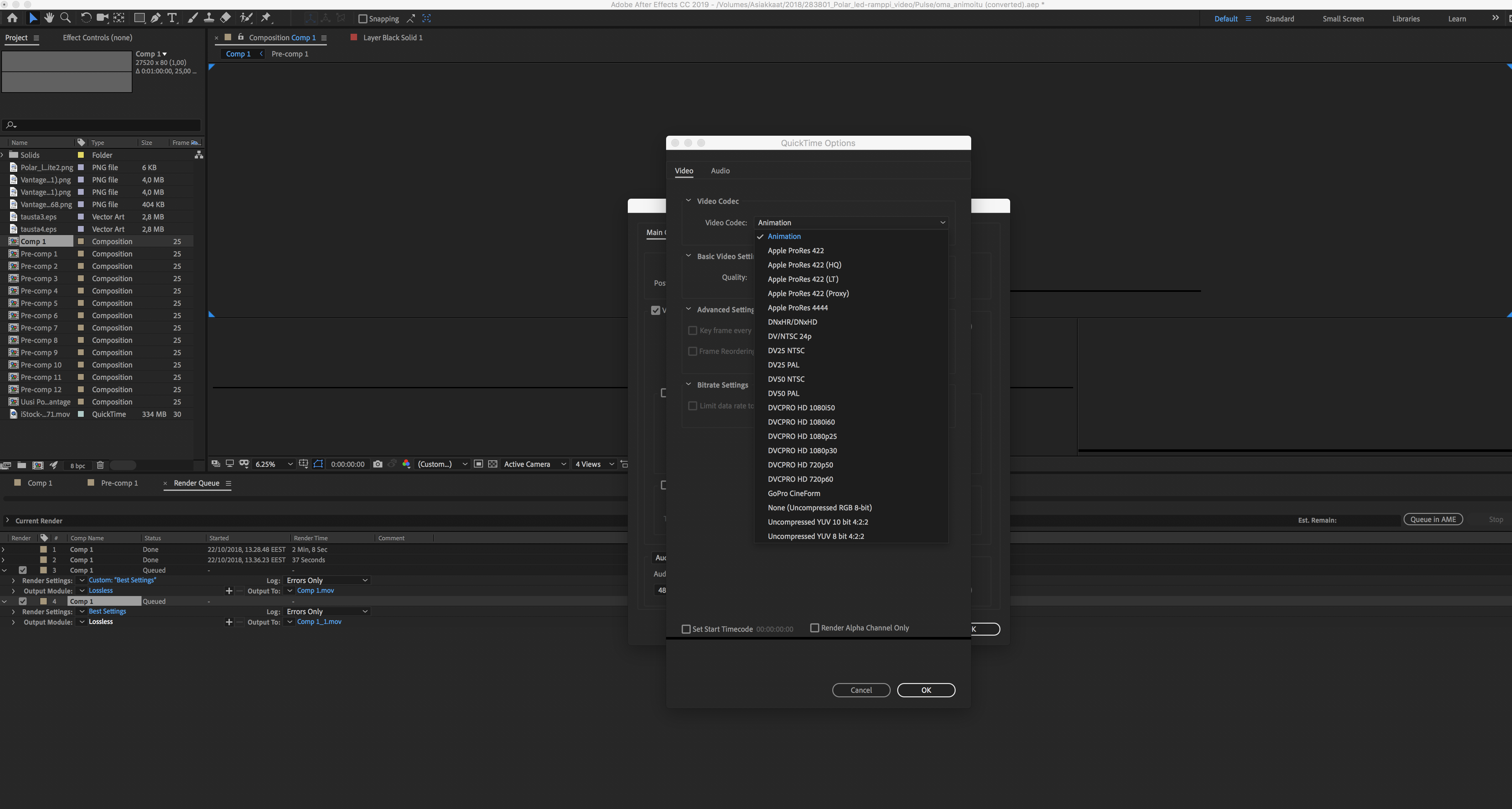prores codec download after effects